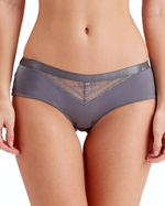 Трусики-шортики Botanical Lace (Размер: XS) (Цвет: серый)