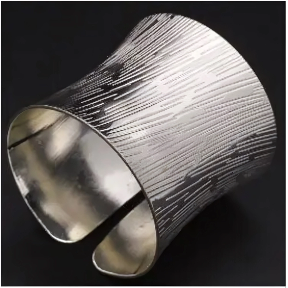 Набор колец для салфеток 6шт «Камея» 4*4см, серебро