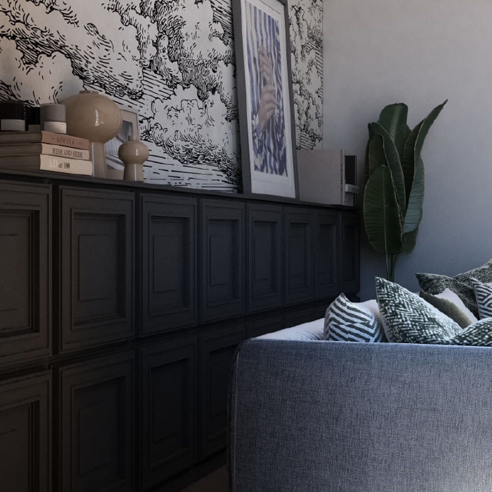 Декоративная панель пенополиуретан, 1500x500 мм