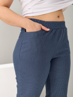 Брюки Бдж-129/джинс-чешуйки