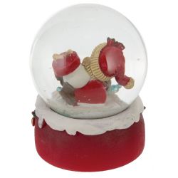 GAEM Фигурка декоративная "Снеговик" в стекл шаре, D 6.5 см, L6,5 W7 H8 см, 2в.