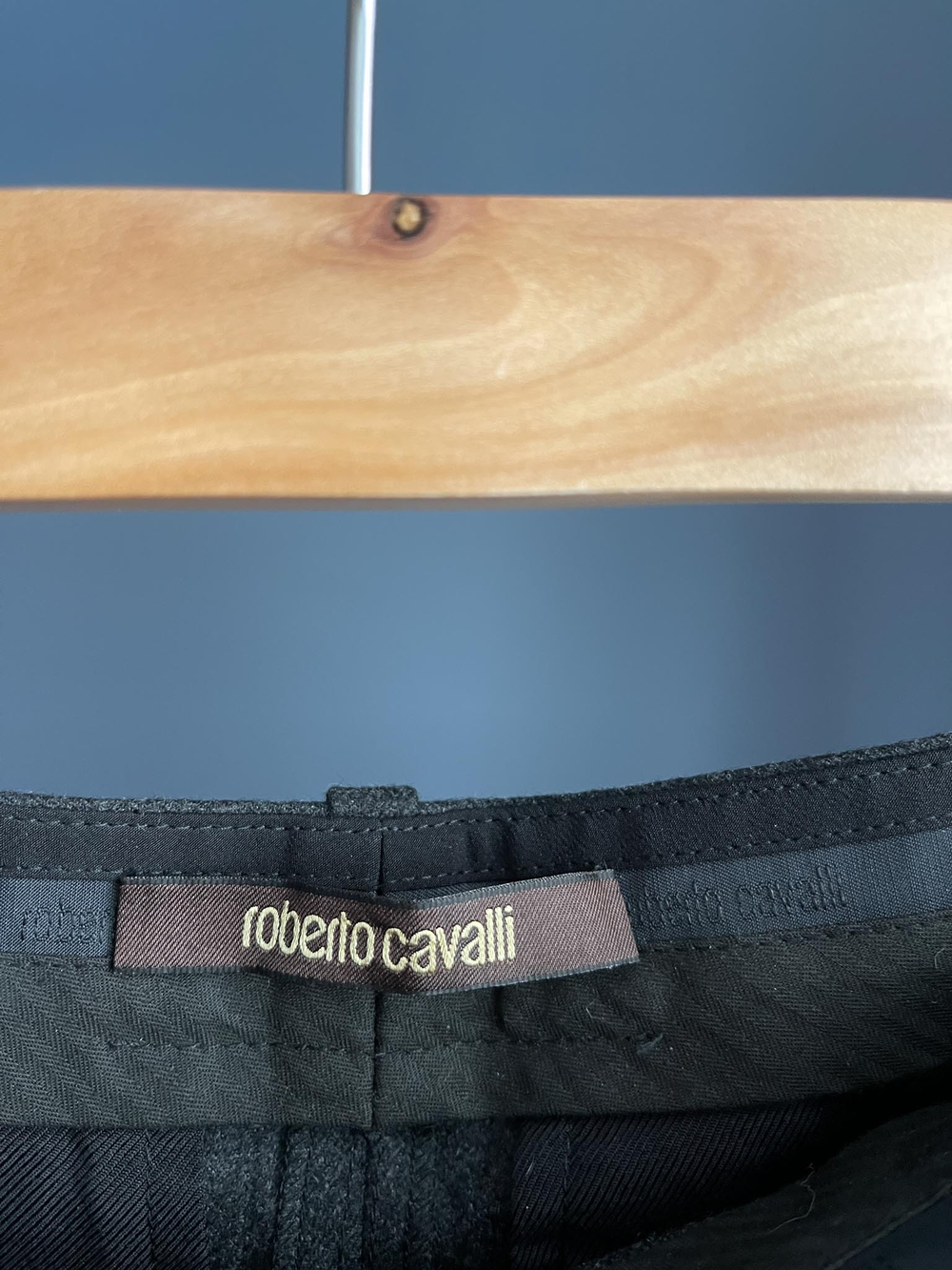 Шерстяные брюки Roberto Cavalli