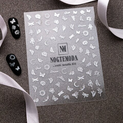 Nogtemoda Наклейки для ногтей Combi Metallic 031