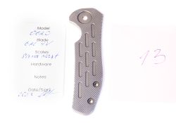 Накладка кастомная для Zero Tolerance 0620 ZT0620 титанфотография - 3