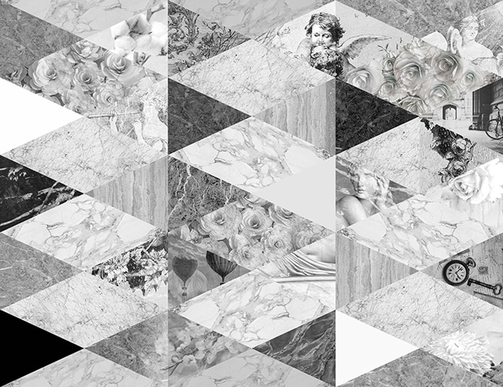 Дизайнерские обои Wall Street Grayscale