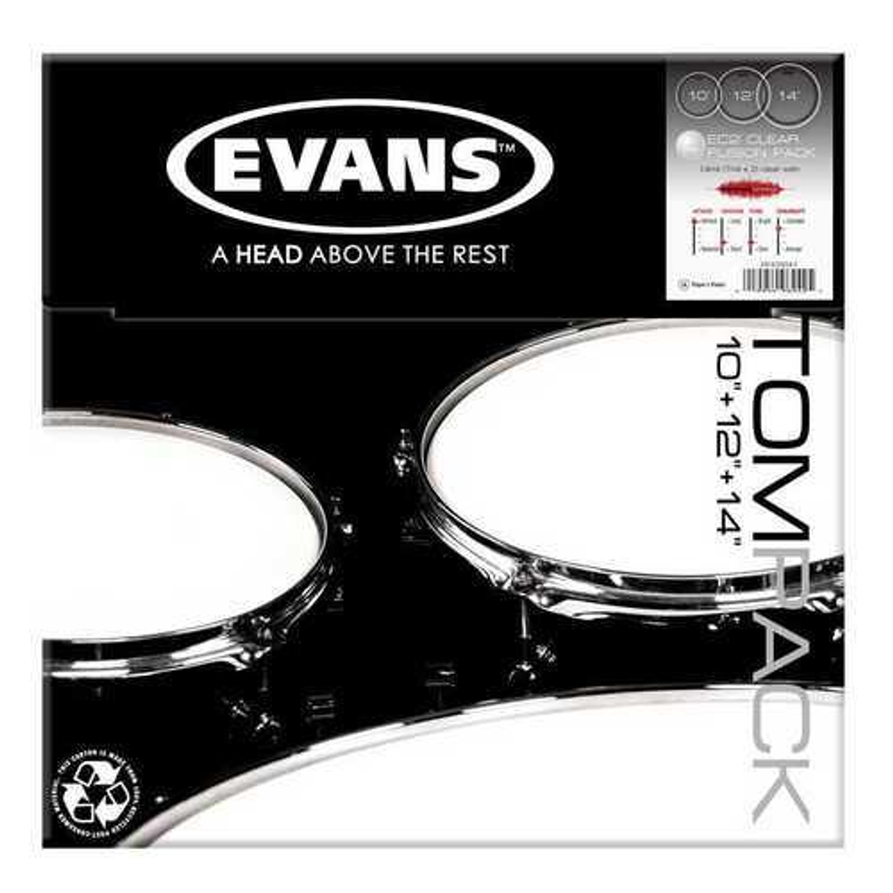 Набор пластика Evans ETP-EC2SCLR-F