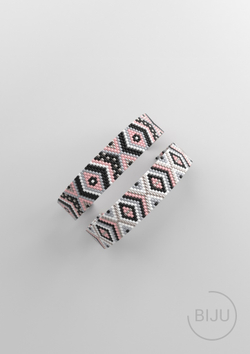 Схема PEYOTE, Схема браслета мозаичное плетение, узор из Miyuki Delica 11/0, файл PDF, №201