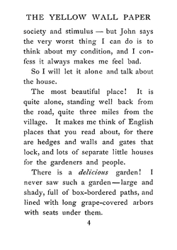 The Yellow Wall Paper | Charlotte Perkins Gilman