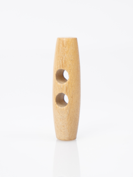 Пуговица-клевант (бочонок) CONCEPT Button of Olive Wood, дерево оливы, цвет натуральный