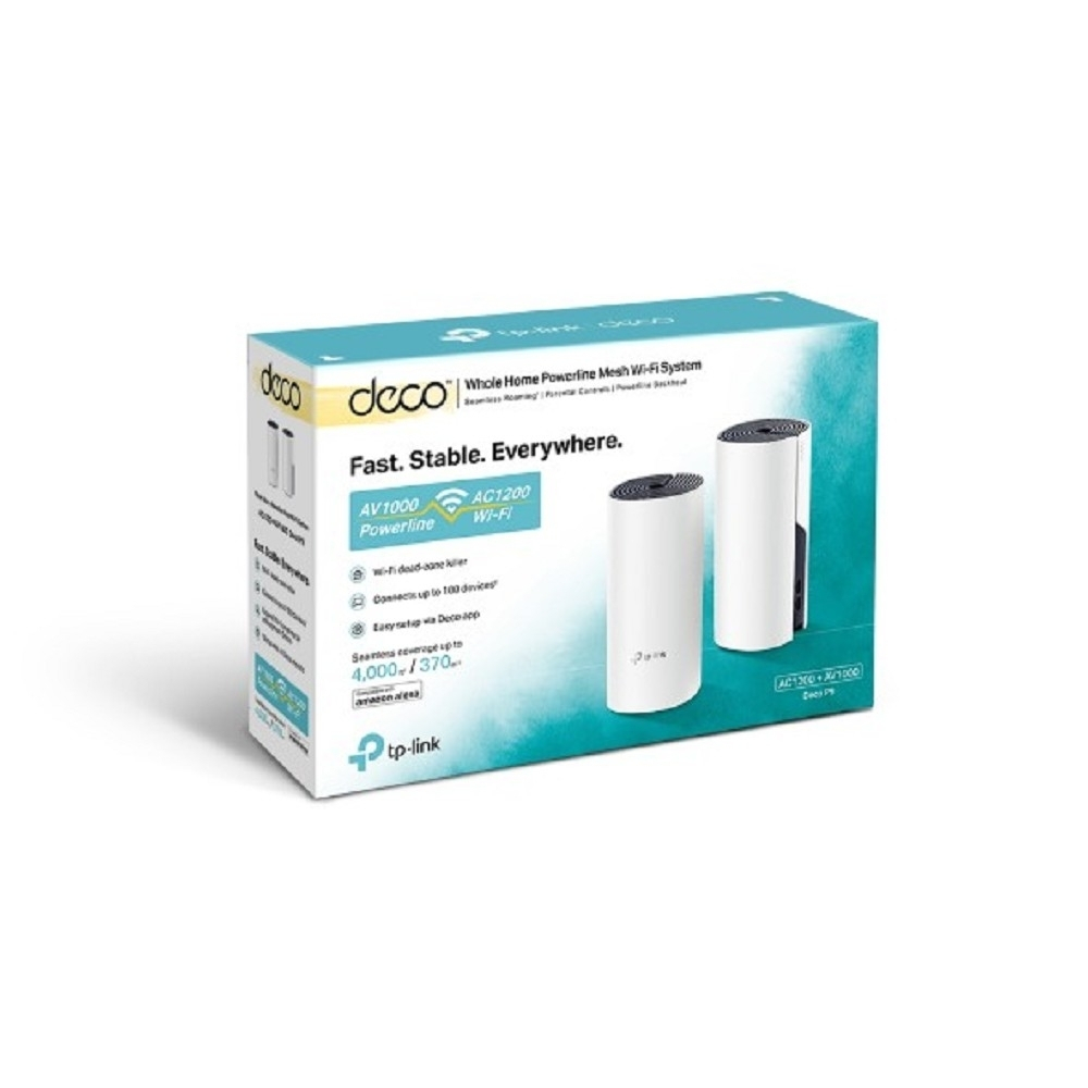 TP-Link Deco P9(2-pack) AC1200 + AV1000 Домашняя гибридная Mesh Wi-Fi система