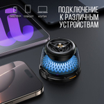 Беспроводная зарядка / блютуз-колонка / эквалайзер, белый