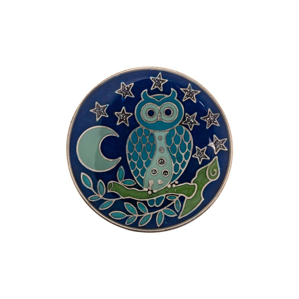Брошь Clara Bijoux Сова F25156-16 BL