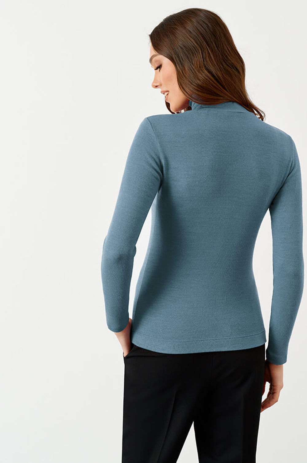 22734 Джемпер женский (серо-голубой)