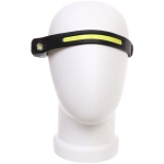 Фонарь налобный светодиодный 1COB + 1W 6 режимов. аккумуляторная батарея 800mAh, USB