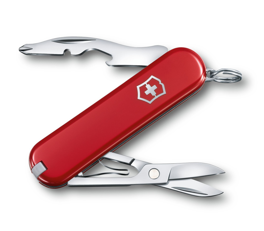 Нож Victorinox Jetsetter, 58 мм, 5 функций, красный