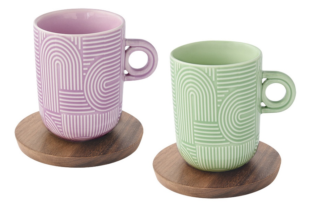 Набор кружек 2шт 350мл Easy Life Радуга el-r1780/tlo3