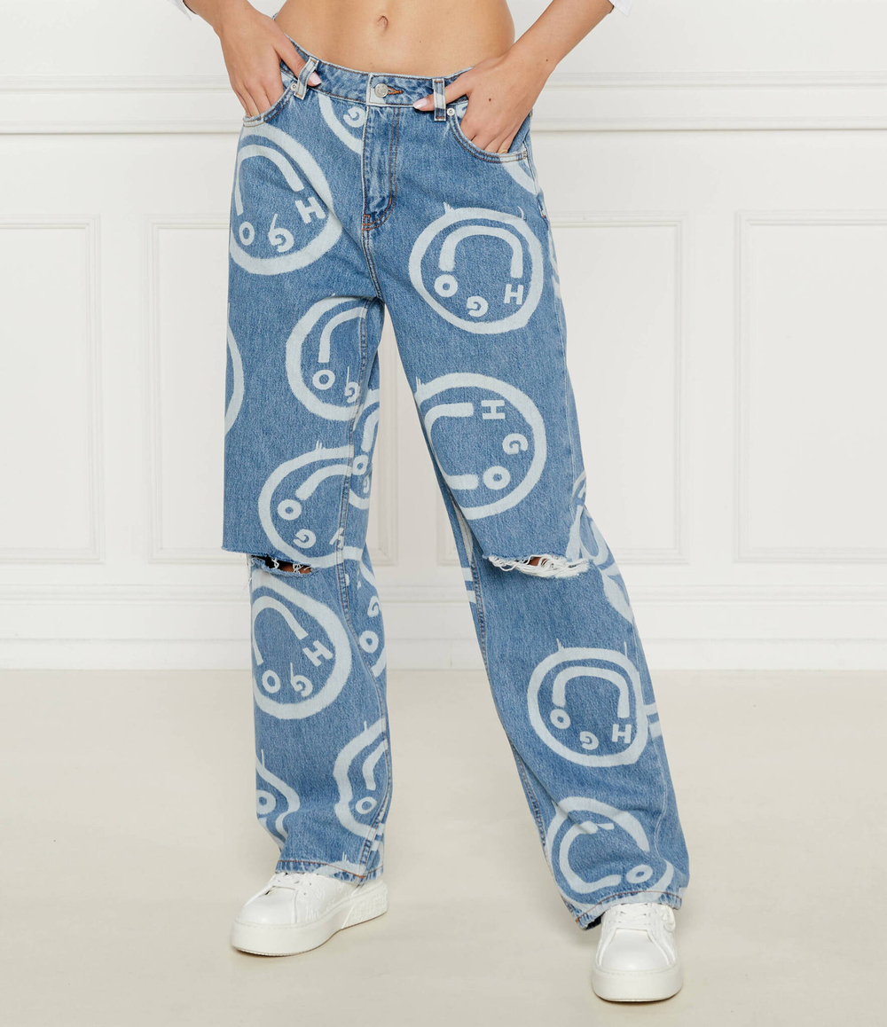 Джинсы Getara Hugo Blue - голубой(50527167)