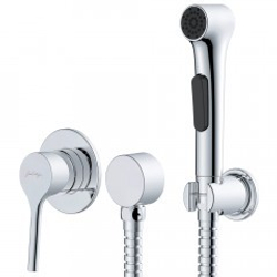 Купить смеситель с гигиеническим душем Jacob Delafon Elate E24610-CP не дорого