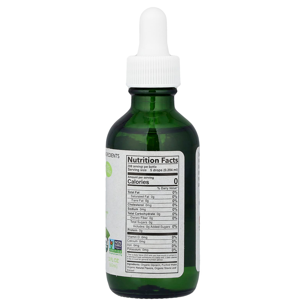 SweetLeaf Stevia, Organic Sweet Drops™, SteviaClear™, 60 мл (2 жидк. унции)