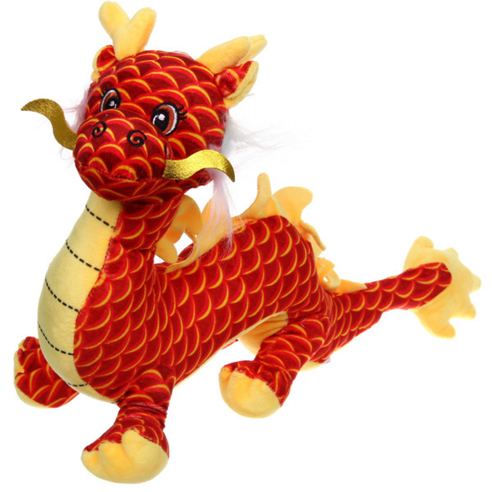 Мягкая игрушка «Дракон Джек» 25*34 см, микс