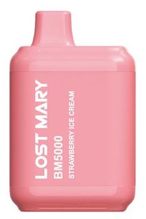 Купить Одноразовый Pod Lost Mary BM - Strawberry Ice Cream (5000 затяжек)