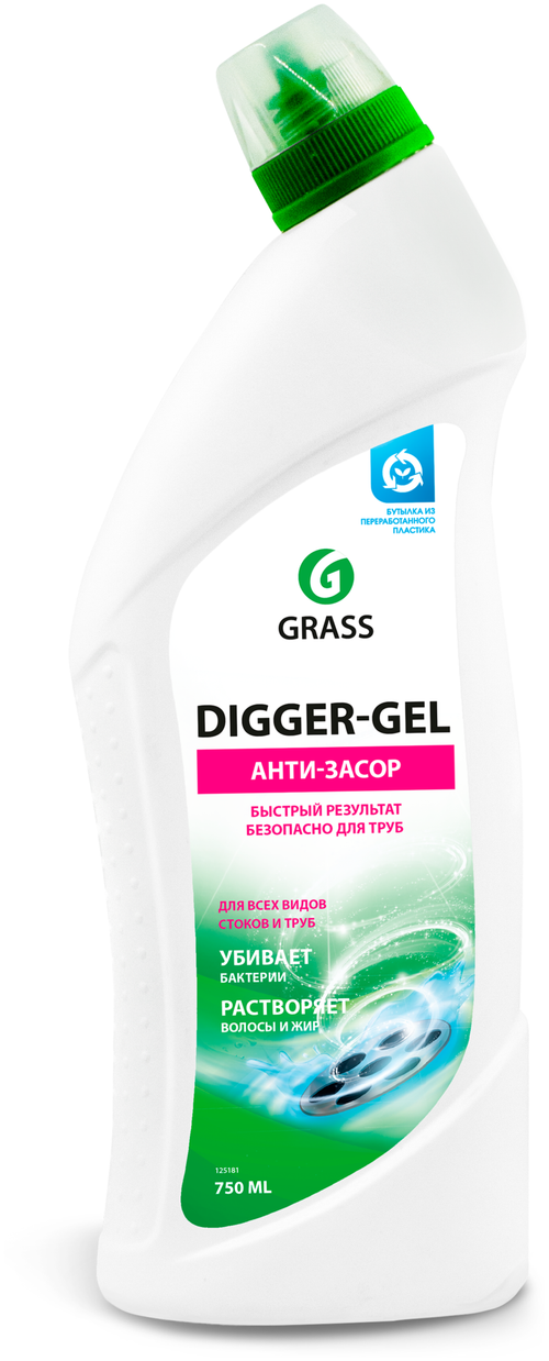 СРЕДСТВО Д/КАНАЛИЗАЦИИ ТРУБ DIGGER-GEL 0,75МЛ