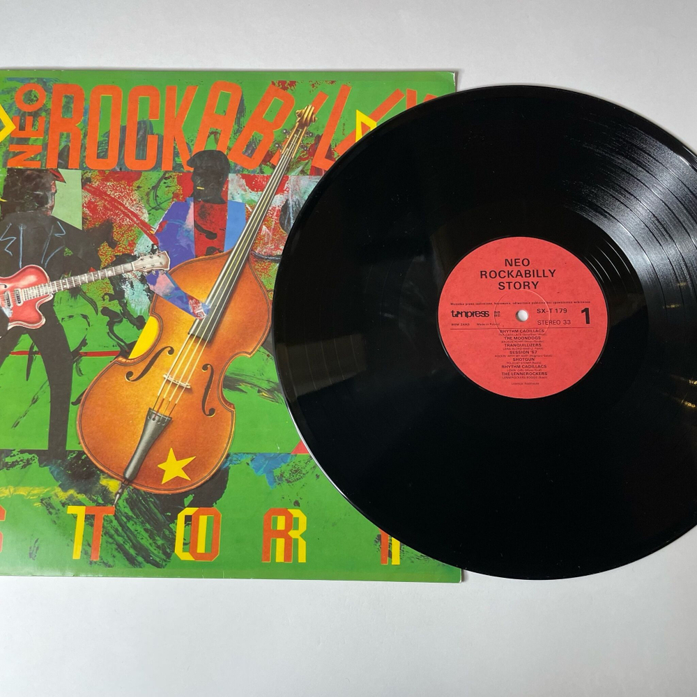 Винтажная виниловая пластинка LP Neo Rockabilly Story (Польша 1990)