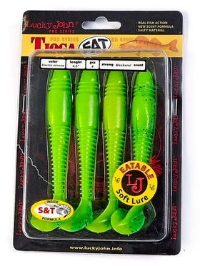 Виброхвост Lucky John TIOGA FAT 5.8in (147 мм), цвет T18, 3 шт.