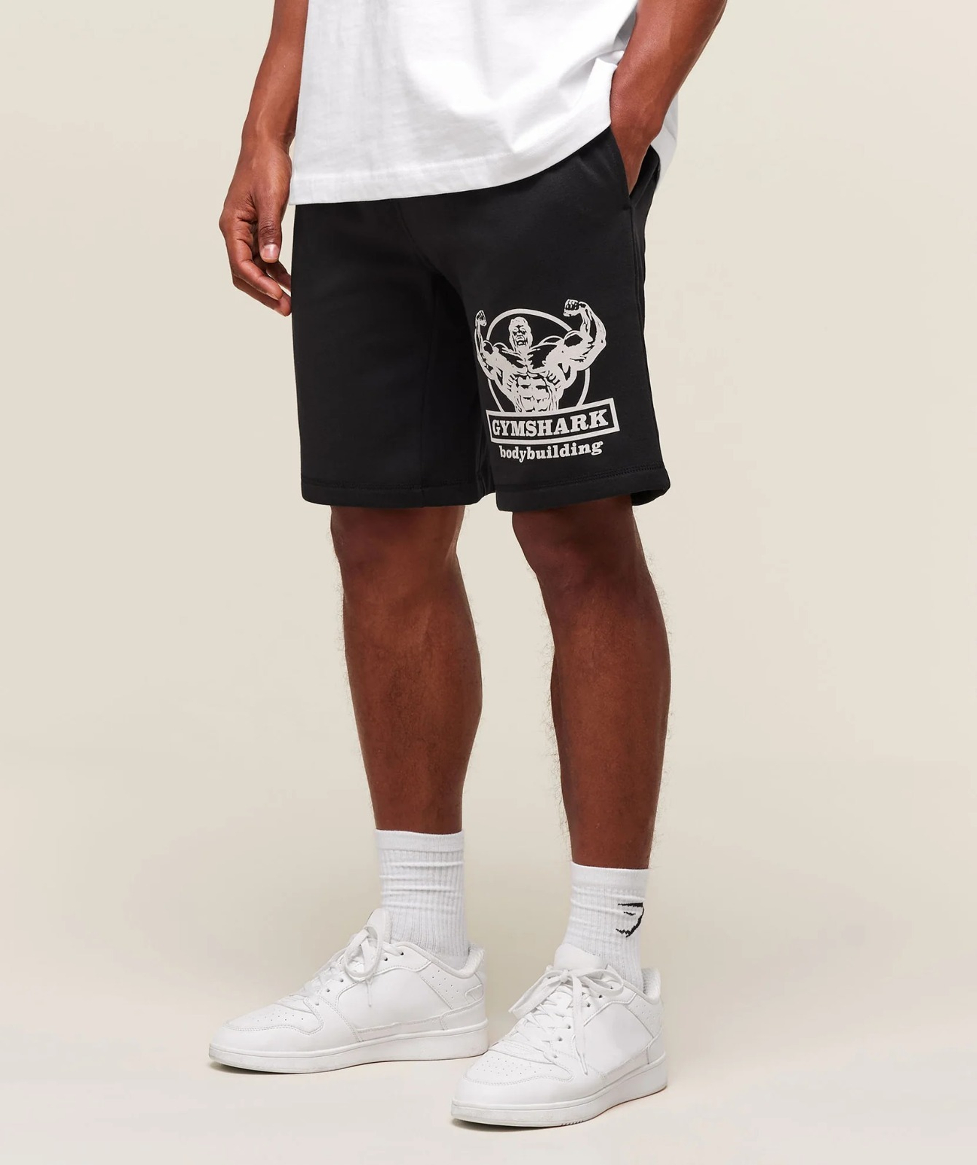 Шорты GYMSHARK Double Bicep Shorts Black