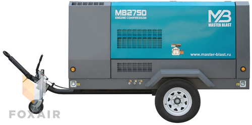 Винтовой дизельный компрессор Master Blast MB275D-7