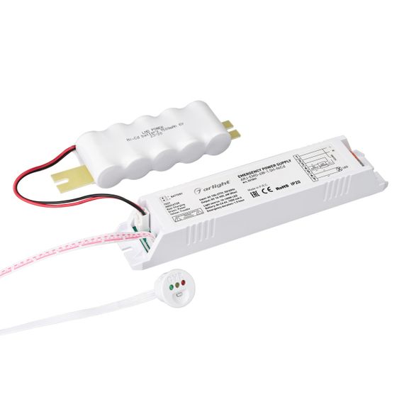 Блок аварийного питания Arlight ARJ-EMG-6W-1.5H-NiCd 10-90V 6W IP20 0,04-0,175A 031831