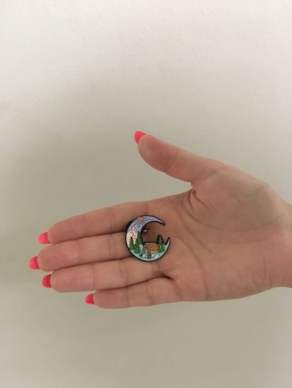 Значок металлический на одежду/Пин.  Camp