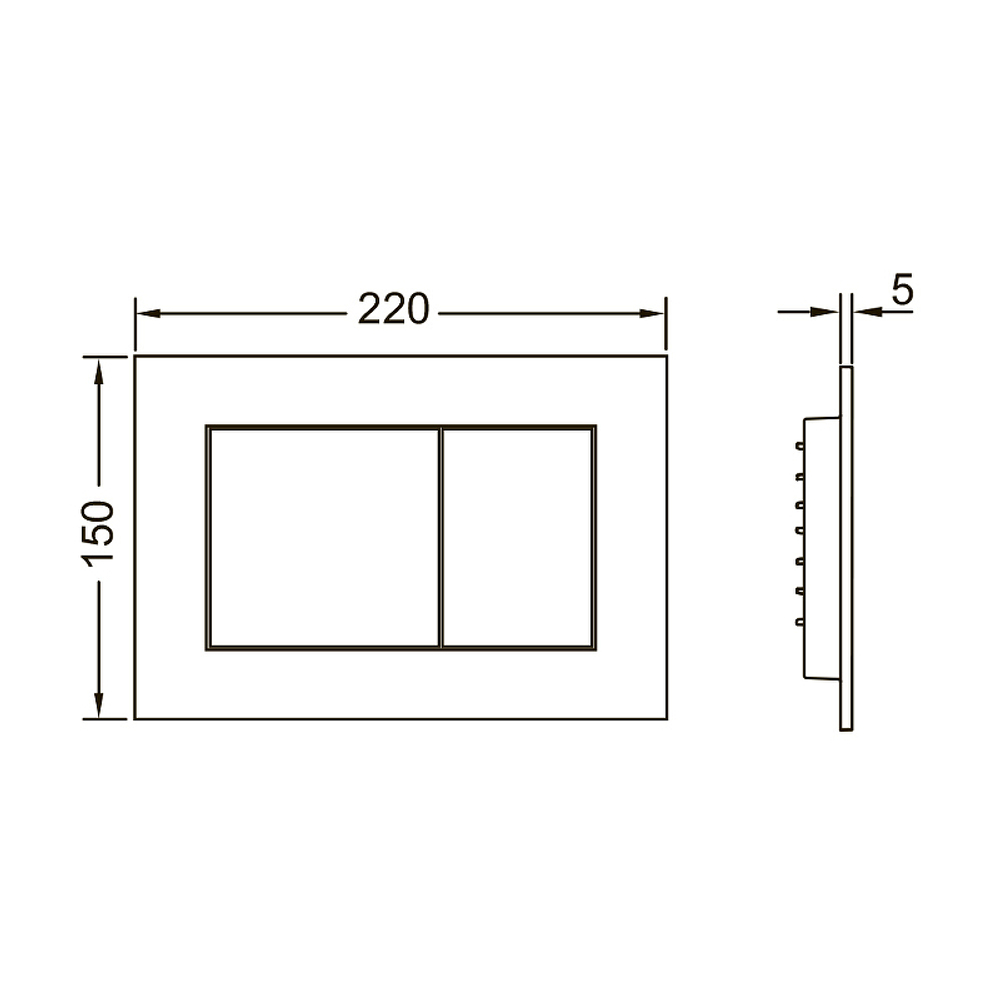 Комплект унитаза BelBagno Amanda BB051CHR+BB051SC с инсталляцией Tece Profil 9400412 с сиденьем Микролифт и клавишей смыва Хром глянцевый