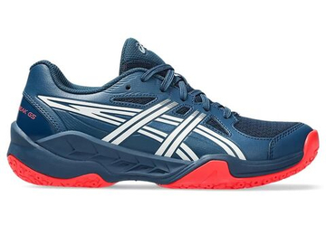 Детские теннисные кроссовки Asics Gel-Powerbreak GS - mako blue/white