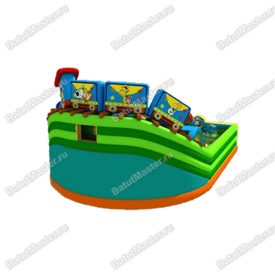 Надувной батут "Паровозик"