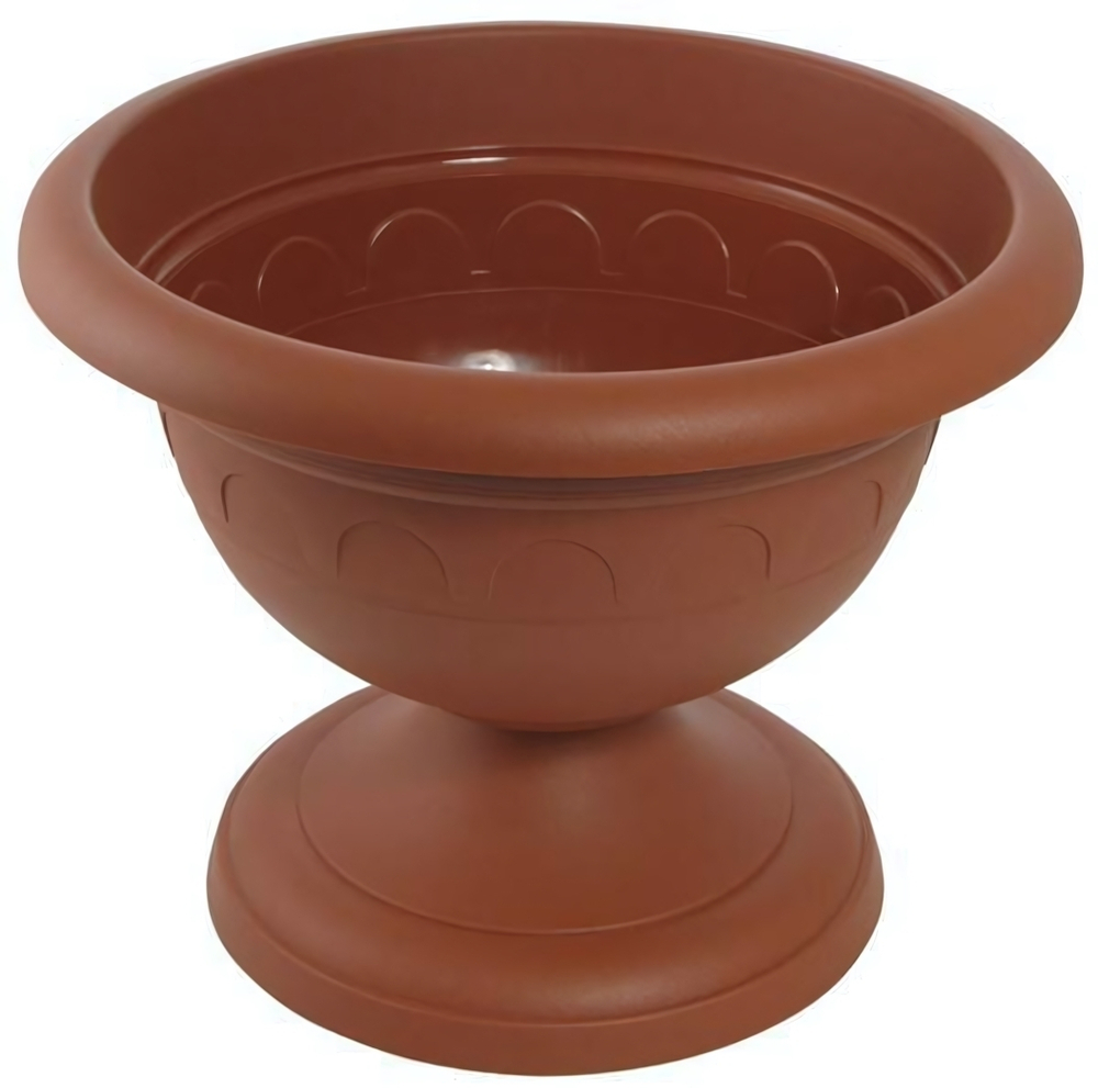 Вазон низкий Колывань 5,3л 30см (терракот)