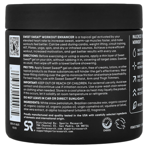 Sports Research, Sweet Sweat®, добавка для тренировок, оригинальный вкус, 383 г (13,5 унции)