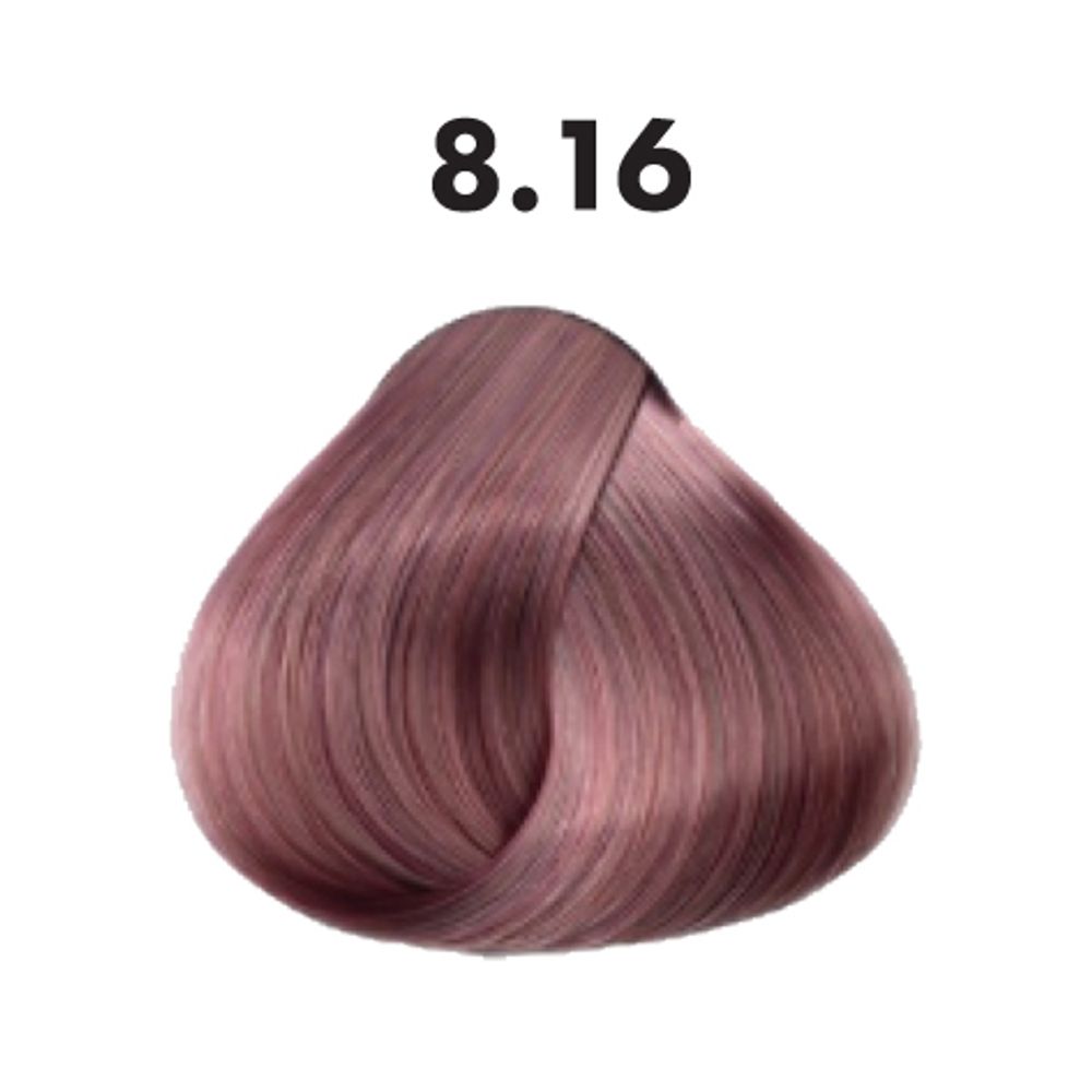 8.16 гель-краска OBRA Glow Gel Color пепельный красный светло-русый - 60 мл.
