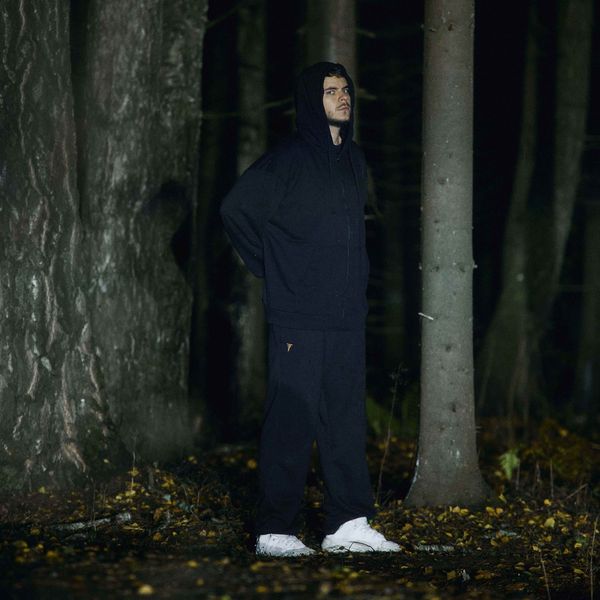 Брюки Прямые Оверсайз Черные - фото 4