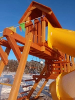 Деревянный игровой комплекс Савушка Lux - 14