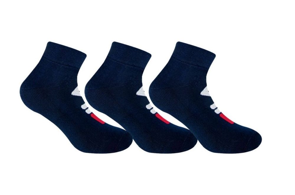 Теннисные носки Fila фитнес Quarter Socks 3P - navy