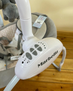 PITUSO электрокачели Marbella Dark Grey/Темно-серый Мишки п.,MP3,моск.сеть,ад,71*66*77см