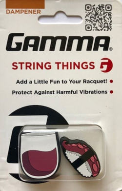 Виброгаситель теннисный Gamma String Things 2P - wine/octopus