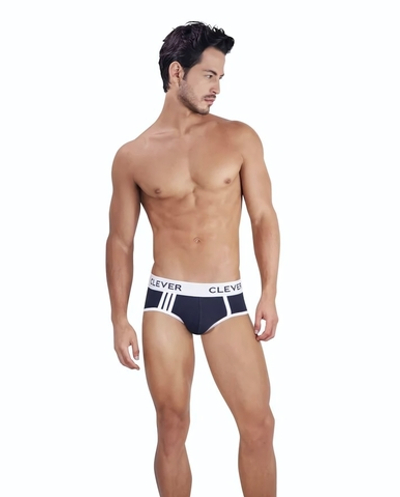 Черные хлопковые трусы-брифы Clever Piping Brief