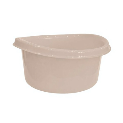 Таз круглый 12 л Vogue бежевый