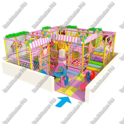 Детский игровой лабиринт "Конфетное сражение" HAS-LP45-03