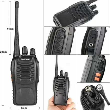 Рация Baofeng BF-888S Комплект 2 штуки 5Вт до 5км