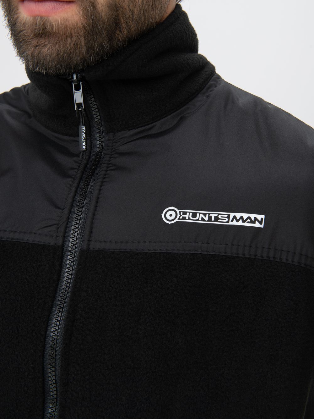 Костюм демисезонный Пикник-ЛЮКС ткань Флис цвет Черный