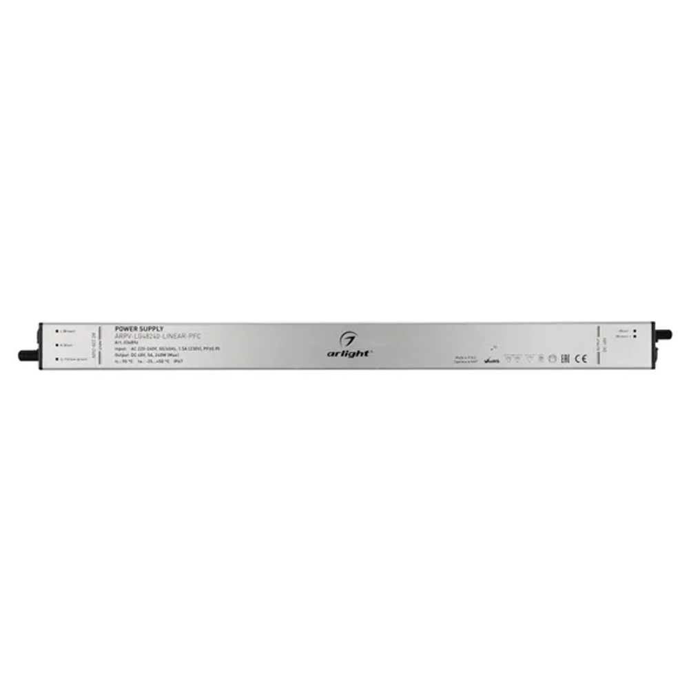 Блок питания ARPV-LG48240-LINEAR-PFC (48V, 5A, 240W) (Arlight, IP67 Металл, 5 лет) 034896
