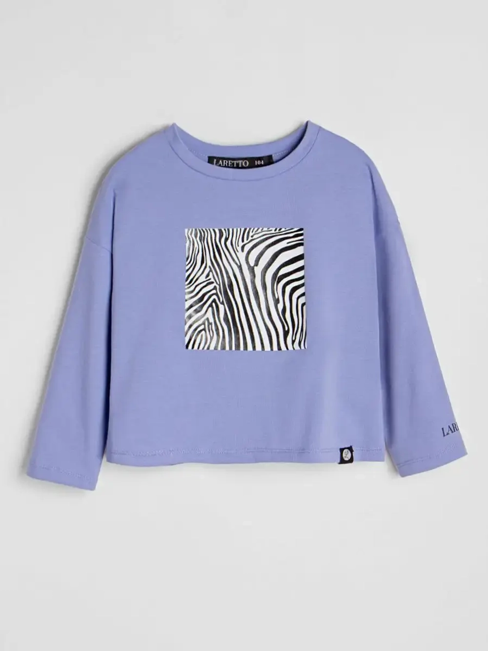 Лонгслив детский с принтом